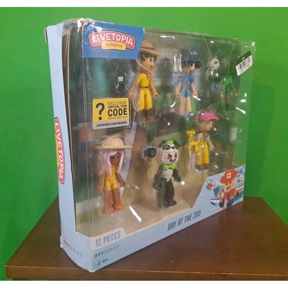 Livetopia Roleplay Day at the Zoo 12-Piece Figure Set from the DevSeries by Jazw